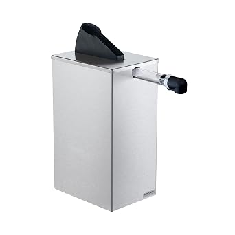 Server Products Express 1.5 Gallon Condiment and Dressing Dispensing System - Rectangular, Countertop, 07125