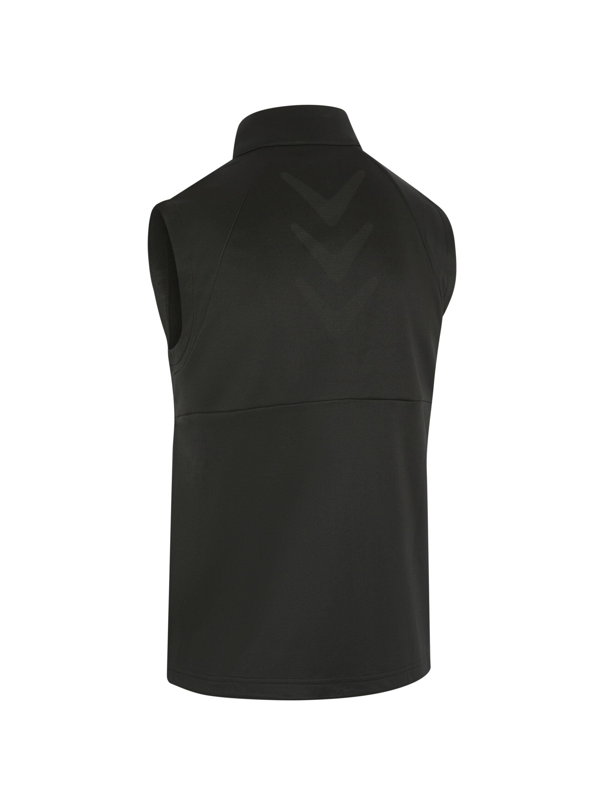 Callaway Apparel Leichte Herren-Weste, kurzärmelig, Caviar, M