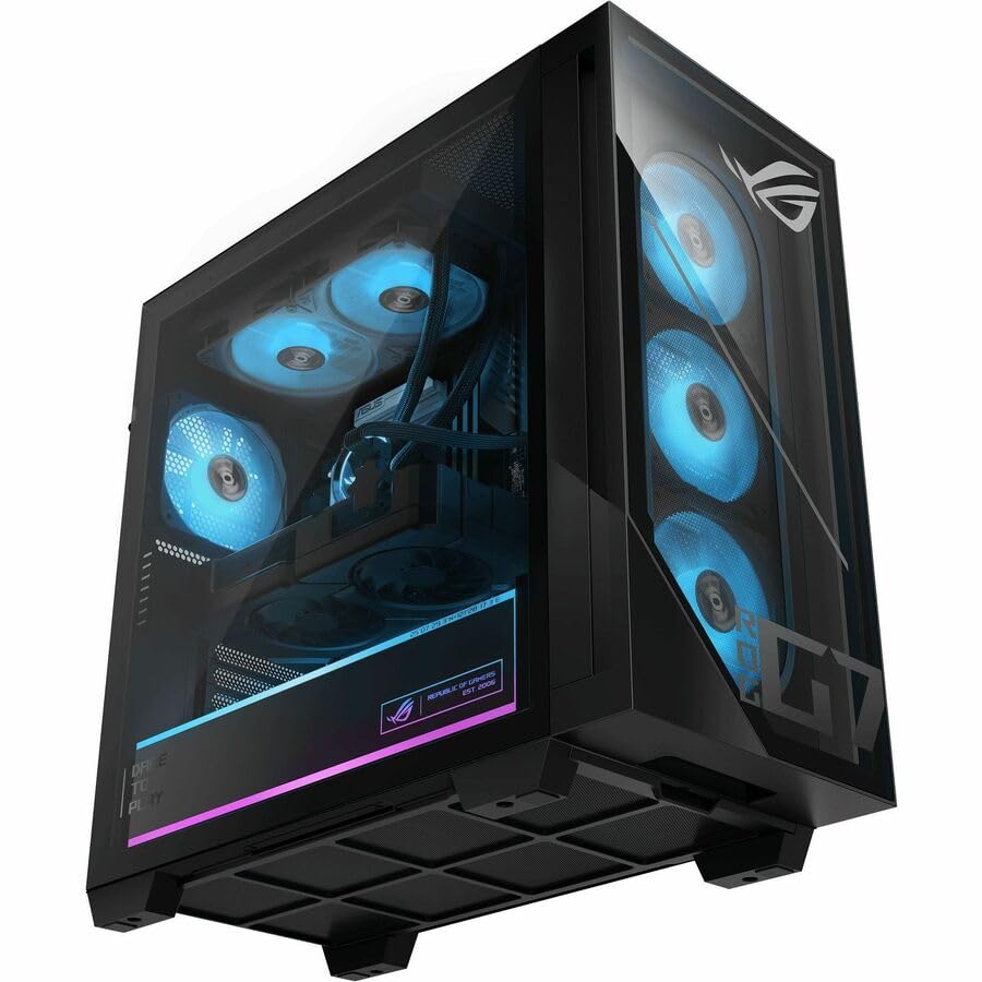 Image of ASUS ROG G700 (2026) Gaming Desktop PC, Intel Core Ultra 7 265KF Processor, NVIDIA GeForce RTX 5070Ti, 1TB M.2 NVMe PCIe 4 SSD, 16GB DDR5 RAM, Windows 11 Home, G700TF-DB774Ti