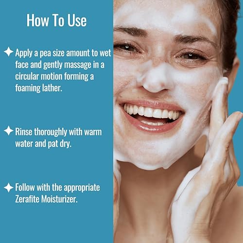 Miniatura 3 de Limpiador cremoso calmante y calmante para pieles secas y sensibles (6 onzas líquidas)