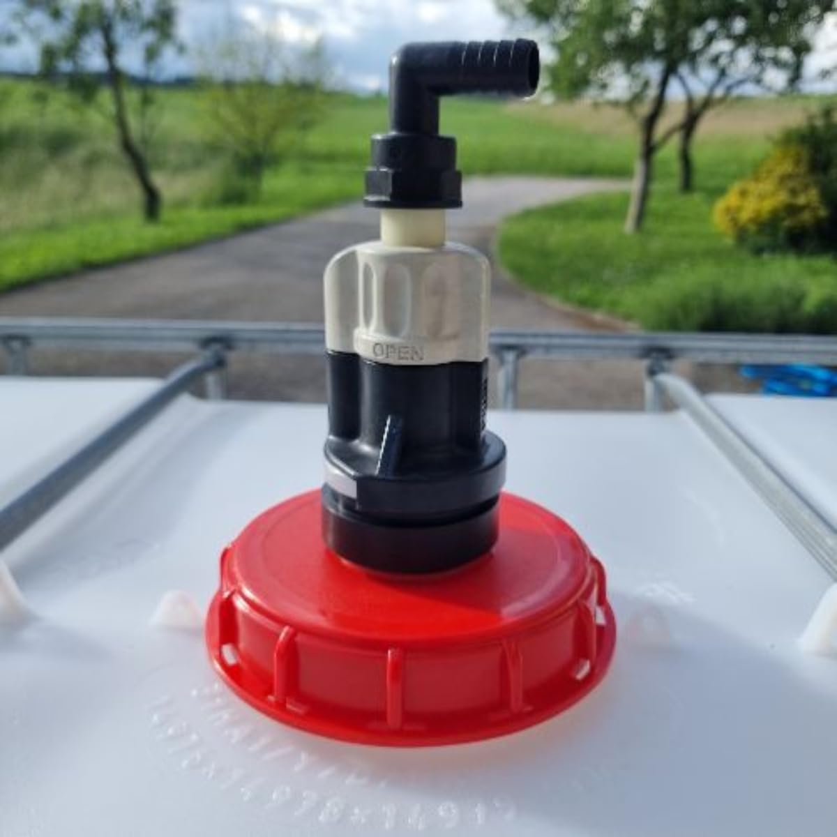 PIUSI Tubo de Inmersión Rígido de Plástico para Cubos/IBC, Diámetro 20 mm, Conexión 56x4 BUTT | F15606000