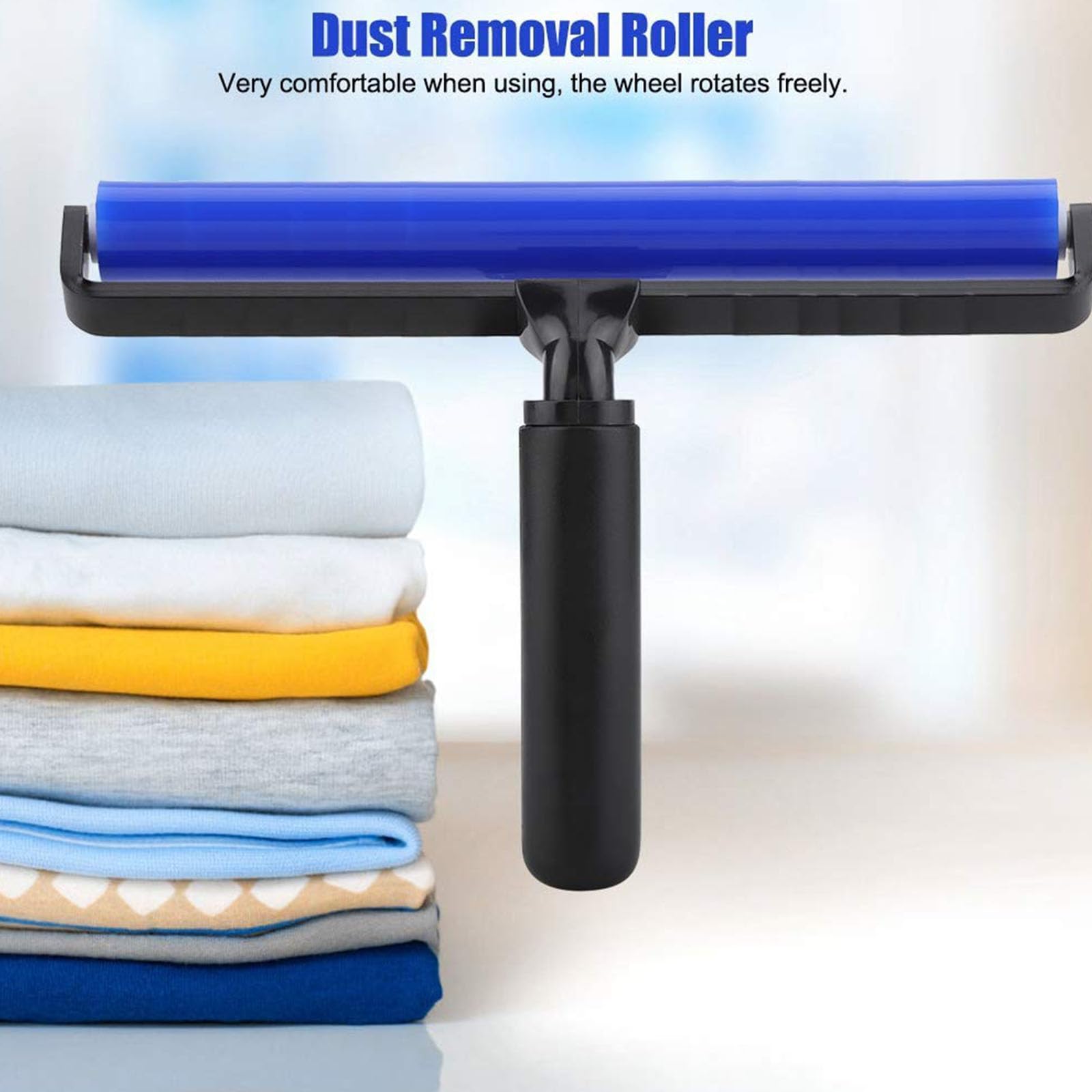 Rodillo de silicona lavable para quitar pelusas, herramienta de limpieza para uso repetido en ropa, muebles y alfombras, removedor de pelo