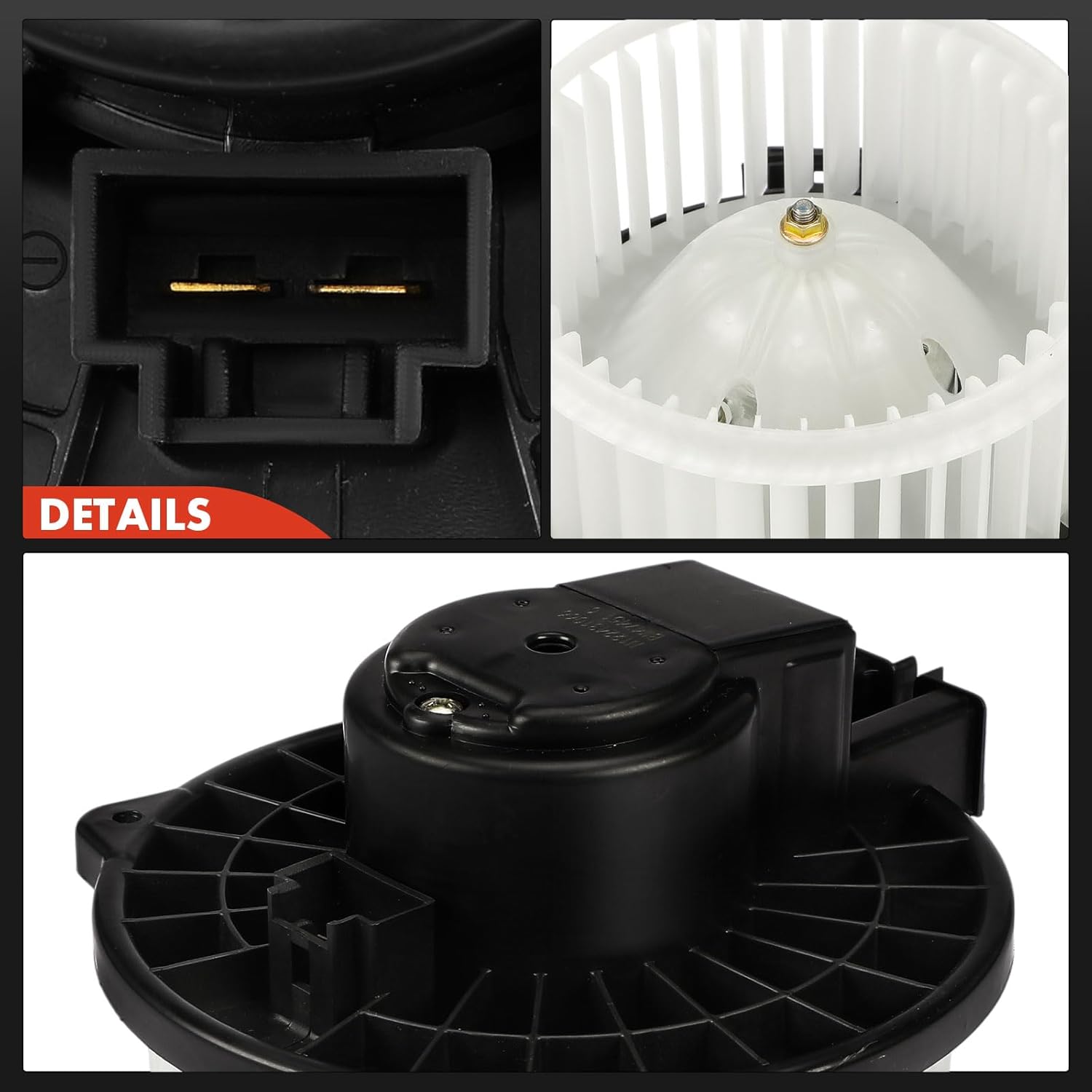 A-Premium Front HVAC Heater Blower Motor Compatible with Chevrolet W3500 Tiltmaster, W4500 Tiltmaster, W5500 Tiltmaster & GMC W3500 Forward, W4500 Forward, W5500 Forward & Isuzu ELF 200, ELF 300, FTR