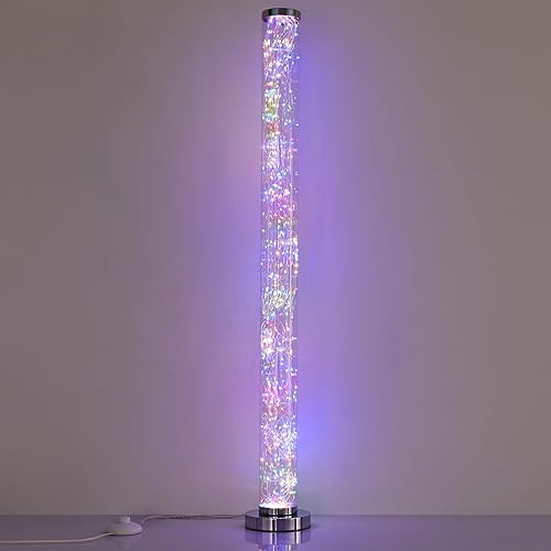 Lámpara de pie moderna, decorativa y elegante, cuerda expuesta al metal, lámpara de pie moderna para dormitorio, sala de estar, oficina, habitación