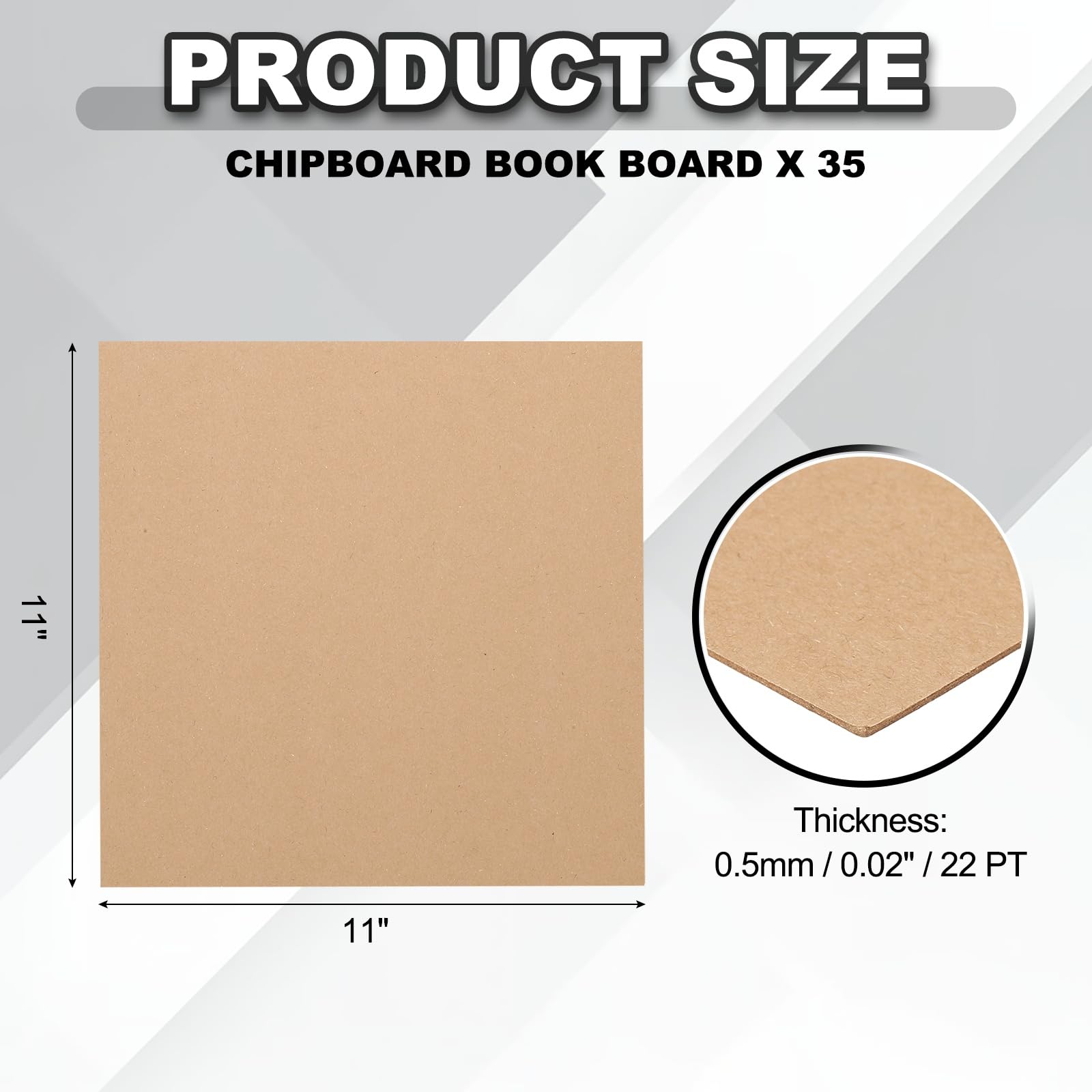 PATIKIL Chipboard Book Board - Image 3