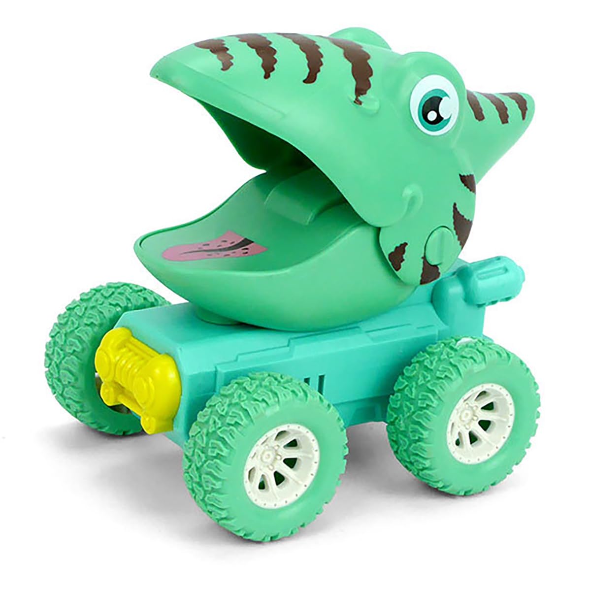 Dinosaur Truck Toy, Dinosaur Toys for 3 4 5 Year Old Boy, Colorful Dinosaurs Press & Go Toys, Novelty Animal Toys, Christmas Birthday Gifts for Toddlers Boys and Girls (Green Pterosaur)