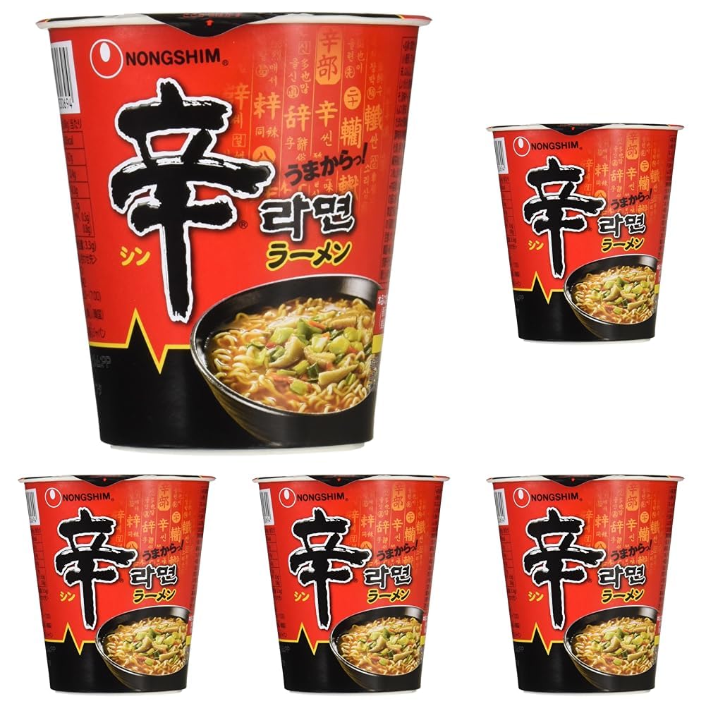 Amazon.co.jp: 農心 辛ラーメン カップ 68g (× 5) : 食品・飲料・お酒