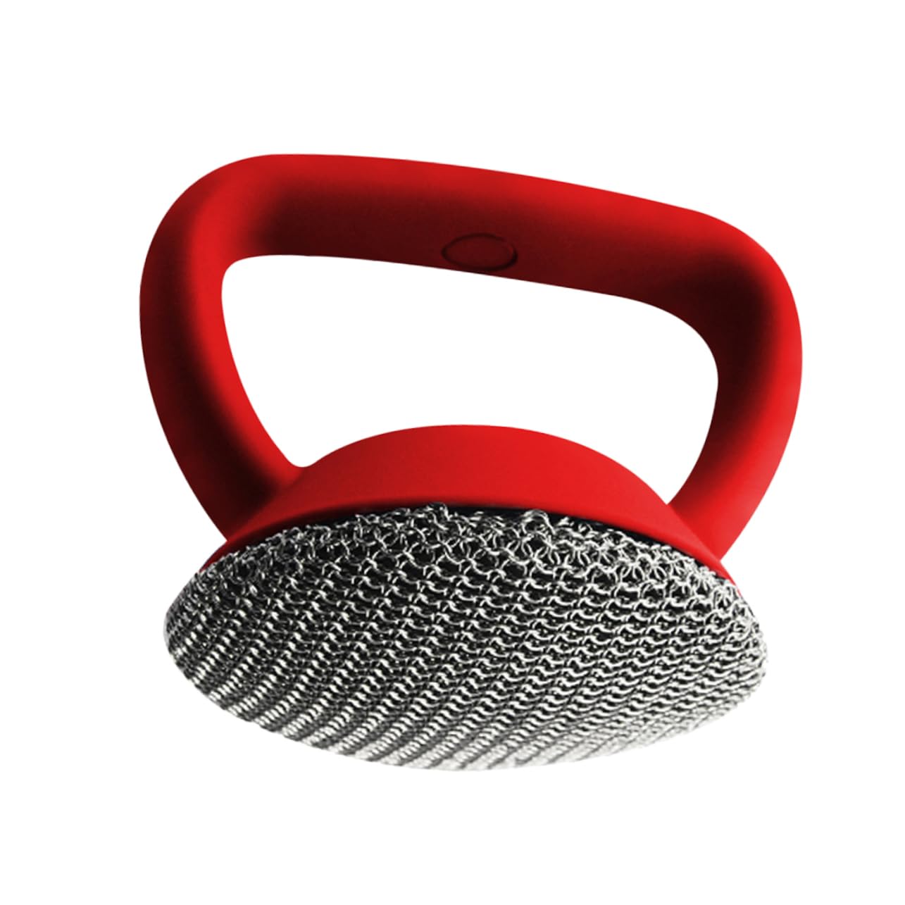 Didiseaon Cepillo De Alambre De Acero Inoxidable con Mango Largo, Cepillo para Limpiar Platos y Ollas, Resistente, Diseño Ergonómico, Color Rojo, Uso Doméstico, Herramienta De Limpieza De Cocina