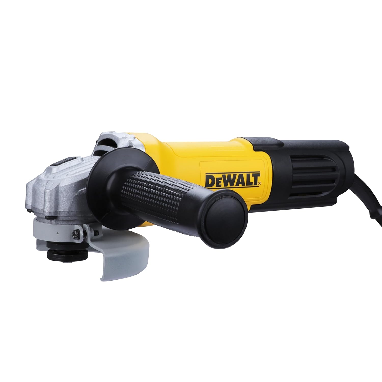DEWALT DWE750T-IN,750Watt, 4″ (100mm) Ultra SLIM Heavy Duty Angle Grinder Engineered For Heavy Duty Applications with Spindle Lock and Toggle Switch, 2 Year Manufacturer Warranty(SIDE HANDLE INCLUDED)