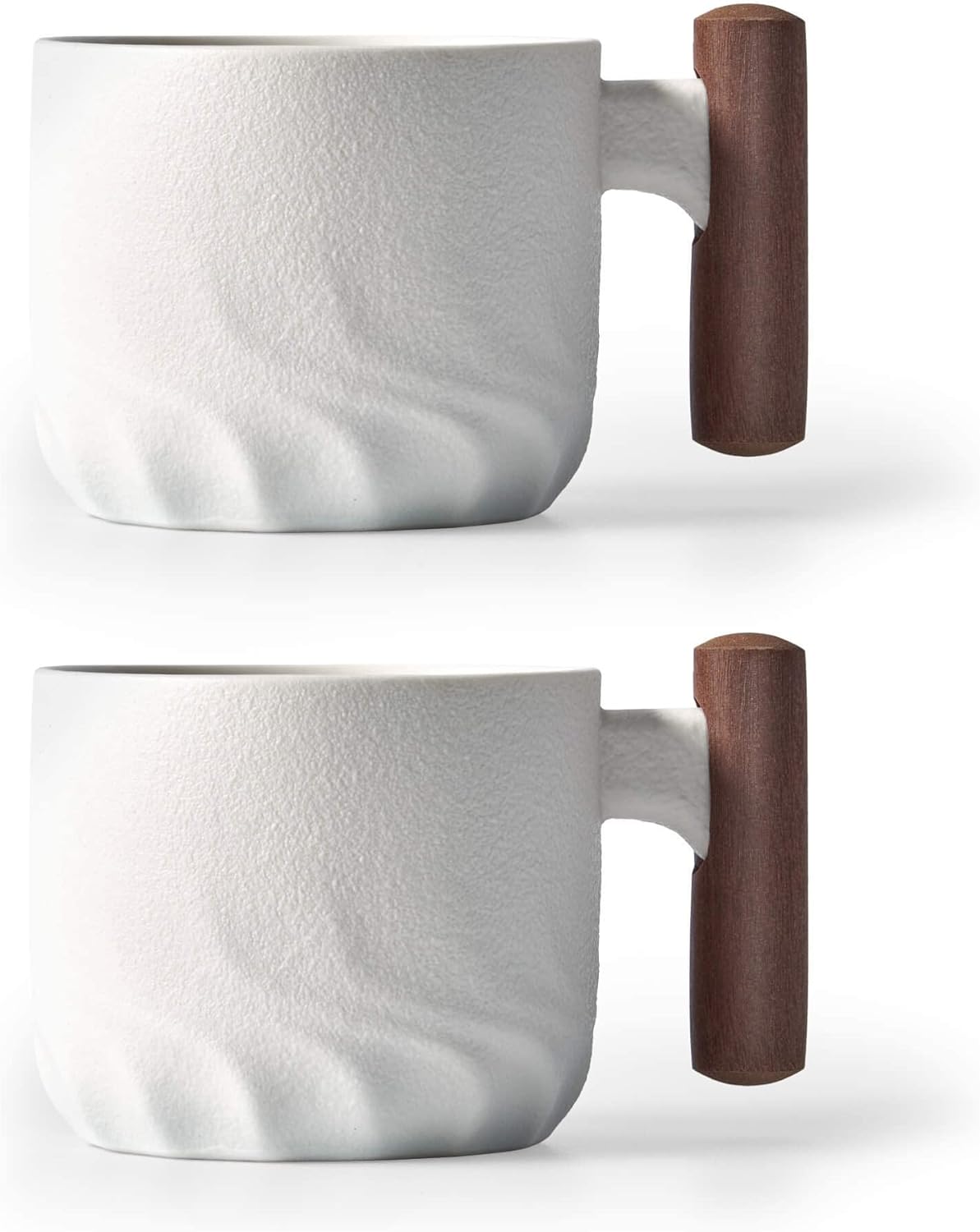 BlogBlog Ceramic Espresso Cups with Wooden Handle Espresso