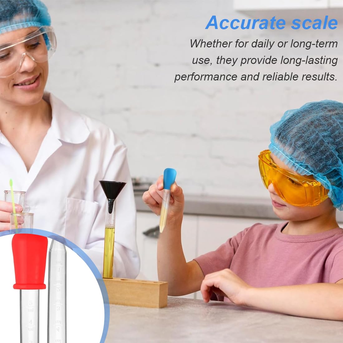 5 Pièces 5ml Pipettes Graduées Plastique und 1 Brosse Propre, Pipette Dropper pour Laboratoire Enfant und Alimentaire, Bonbons, Animaux Domestiques, Plantes,Liquide Pipettes