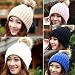 Women's Pom Knit Cuffed Winter Beanie Ski Hat Cap