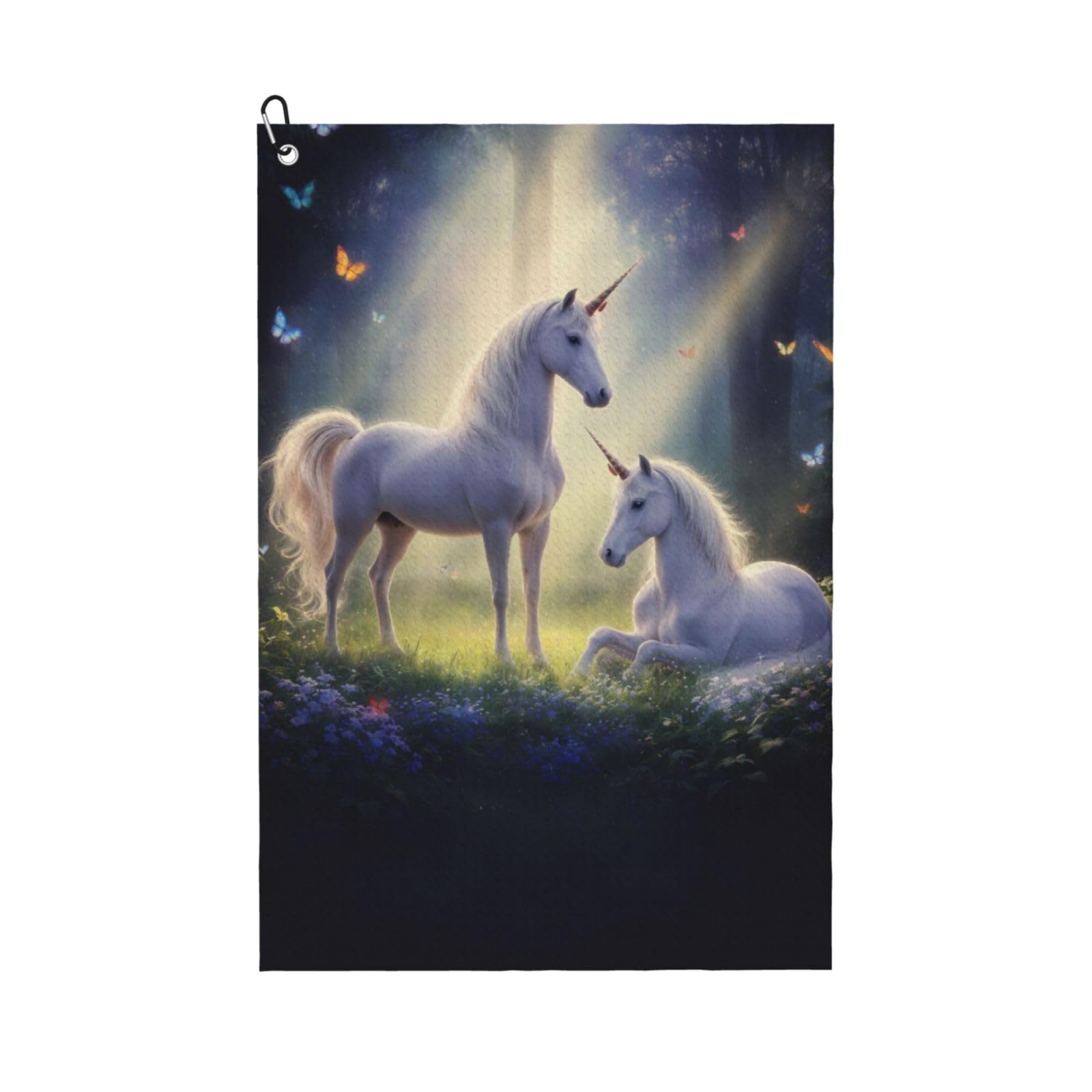 BSDFGSDD Love Unicorns Horses Art Golf Towel 24 x 16 inches