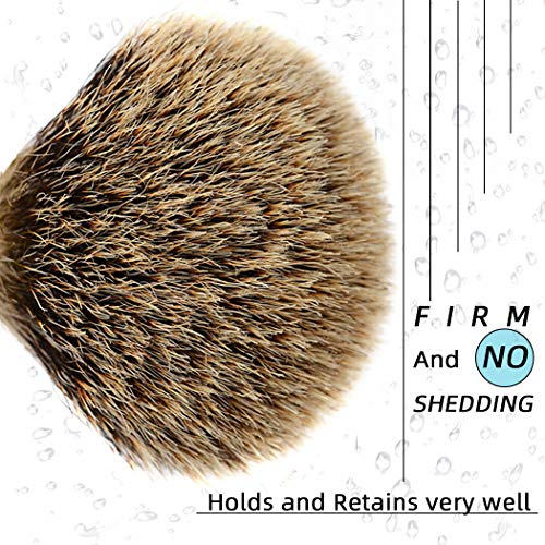 Grandslam Shaving Bowl and Brush Kit, Stainless Steel Shaving Bowl With Mirror and Lid, Wide Mouth, Shaving Kit For Men