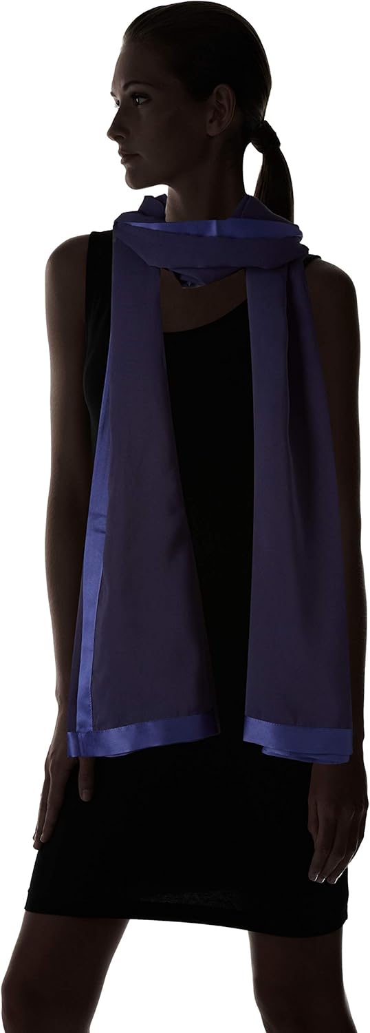 Calvin Klein womens Satin Border Chiffon Scarf - Image 2