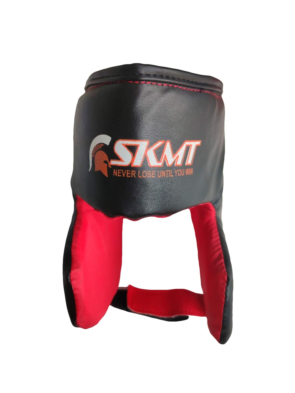 SKMT Kids Boxing kit, Boxing Set for Kids, Boxing Kit for Children (Filled Punching Bag, Gloves and Headgear, Age 7-13 Years) (RED Black) 1