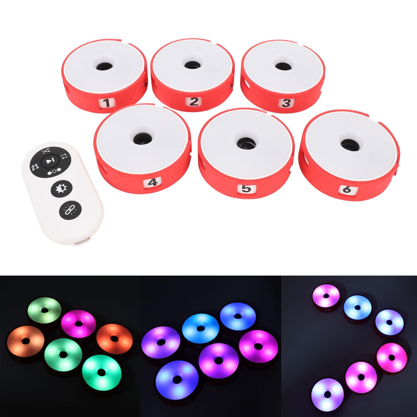 Sports Agility Training Light Kit con custodia, dispositivo di reazione, allenamento sportivo Lights Trainer, migliora il tempo di risposta, agilità e capacità cognitive