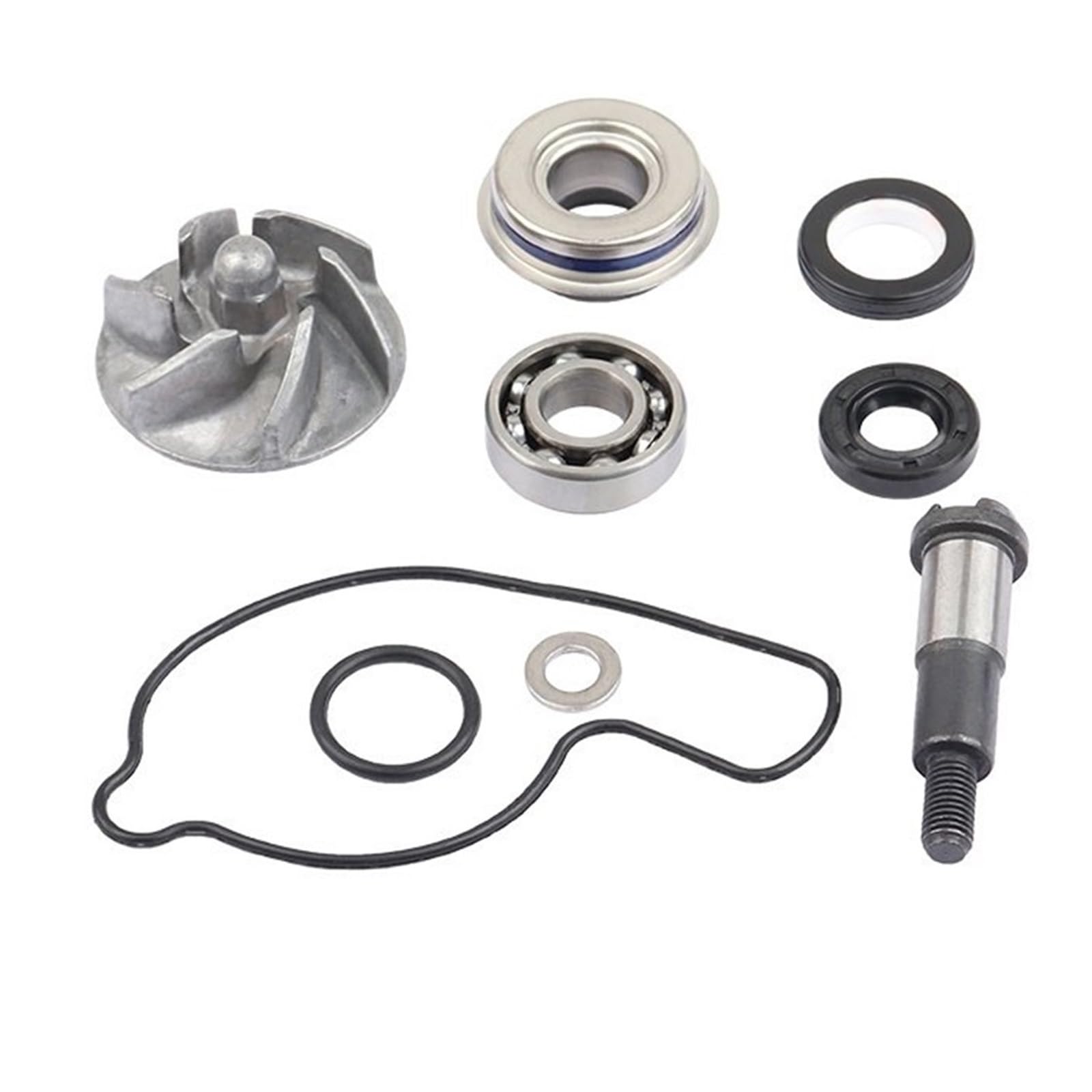 Conjunto de bomba agua para motocicleta bomba agua Ajuste para Honda Dirt Bike Crf450x 2005-2018 Trx450er 2006-2014 Trx450r 2004-2009 Kit de reparación de bomba de agua