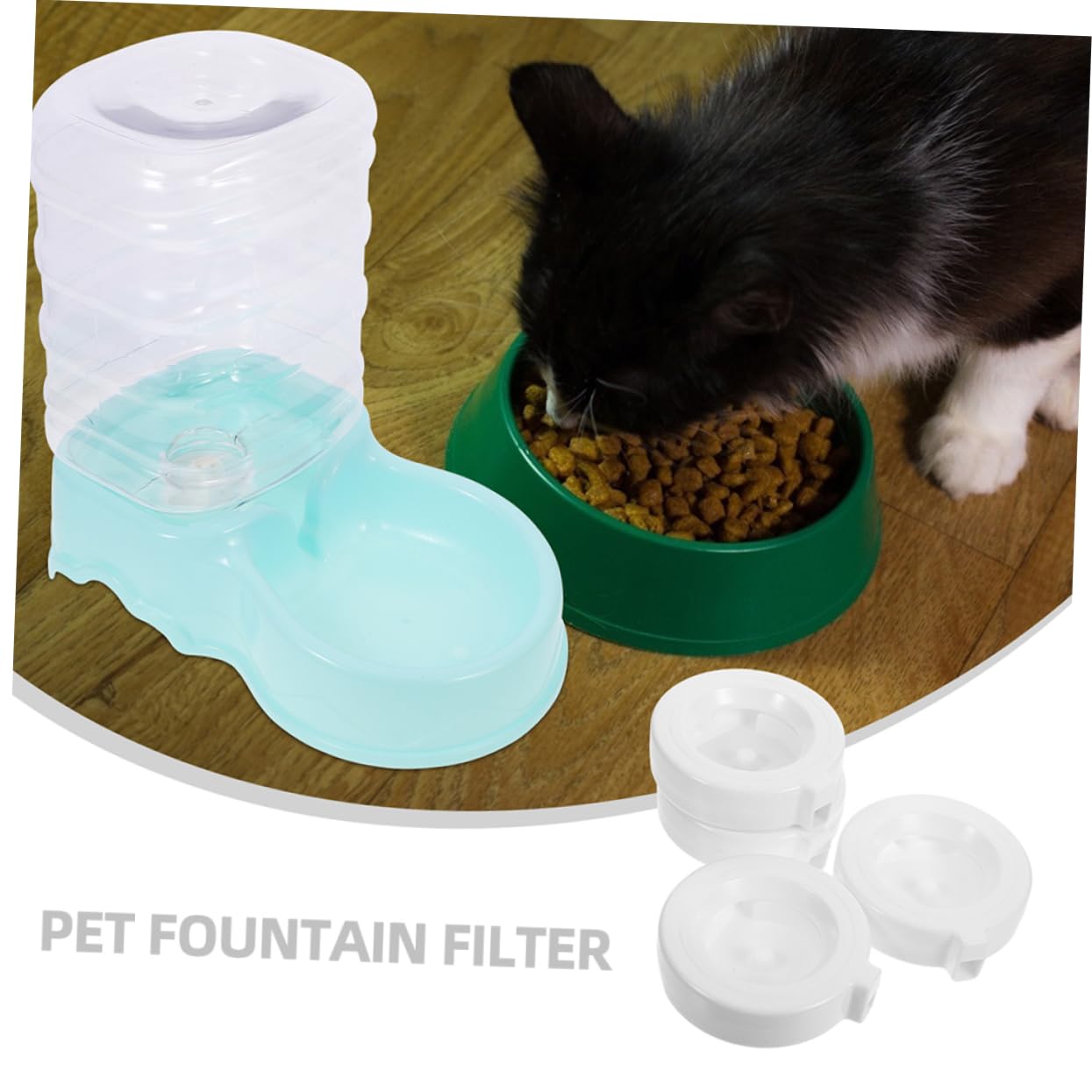 UPKOCH 8stücke Haustier Wasserfilter Ersatz Für Katzen Trinkbrunnen Abs-Material Filter Für Schwerkraft Wasserspender Entfernt Gerüche Und Verunreinigungen Pflege Und