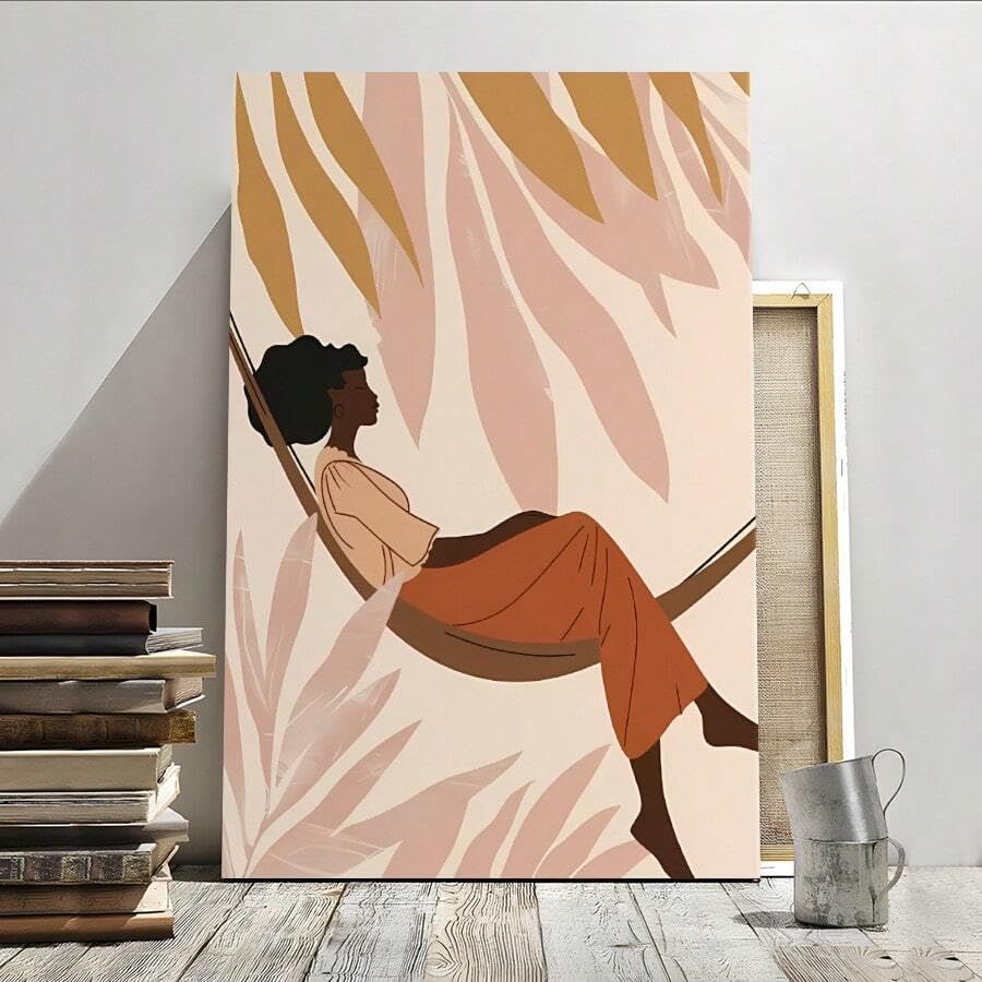 Impression toile africaine 40x60 cm pour réchauffer une décoration d'intérieur trop froide