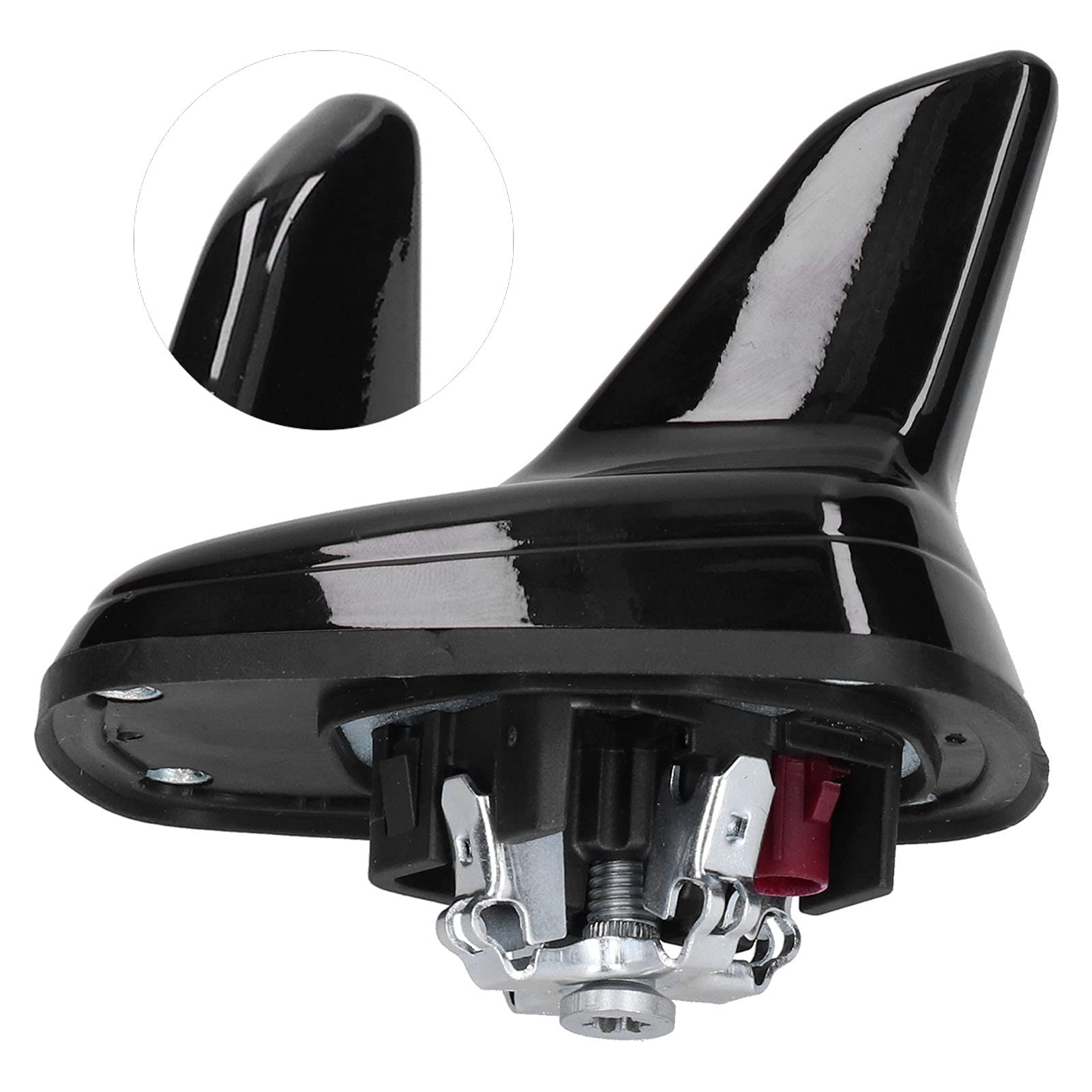 KIMISS Antena samochodowa w kształcie płetwy rekina 5Q0035507B5FQ Glossy Black GPS/GSM