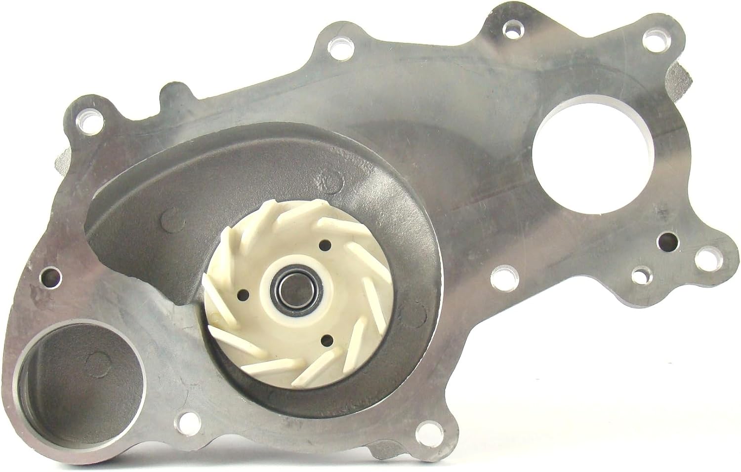 OAW F3250 Water Pump [4-Bolt Pulley Flange] for Ford 3.5L-V6 on 2011 2012 2013 2014 2015 2016 F150 15-17 Expedition Navigator (Check before Purchase If you have 3 or 4 Bolts flange)