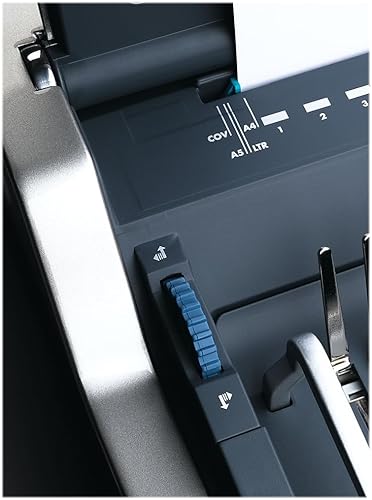 Miniatura 8 de Fellowes 5218301 Máquina obligatoria de peine eléctrico, 19-5/8 pulgadas x17-3/4 pulgadas x6-1/2 pulgadas, BK/SR