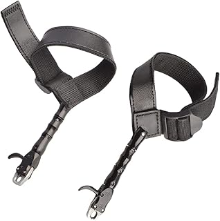 ZSHJGJR Archery Bow Release Aid Compound Bow Release Thumb Trigger Caliper Wrist Release Adjustable Strap Quick Release Compound Bow Accessories