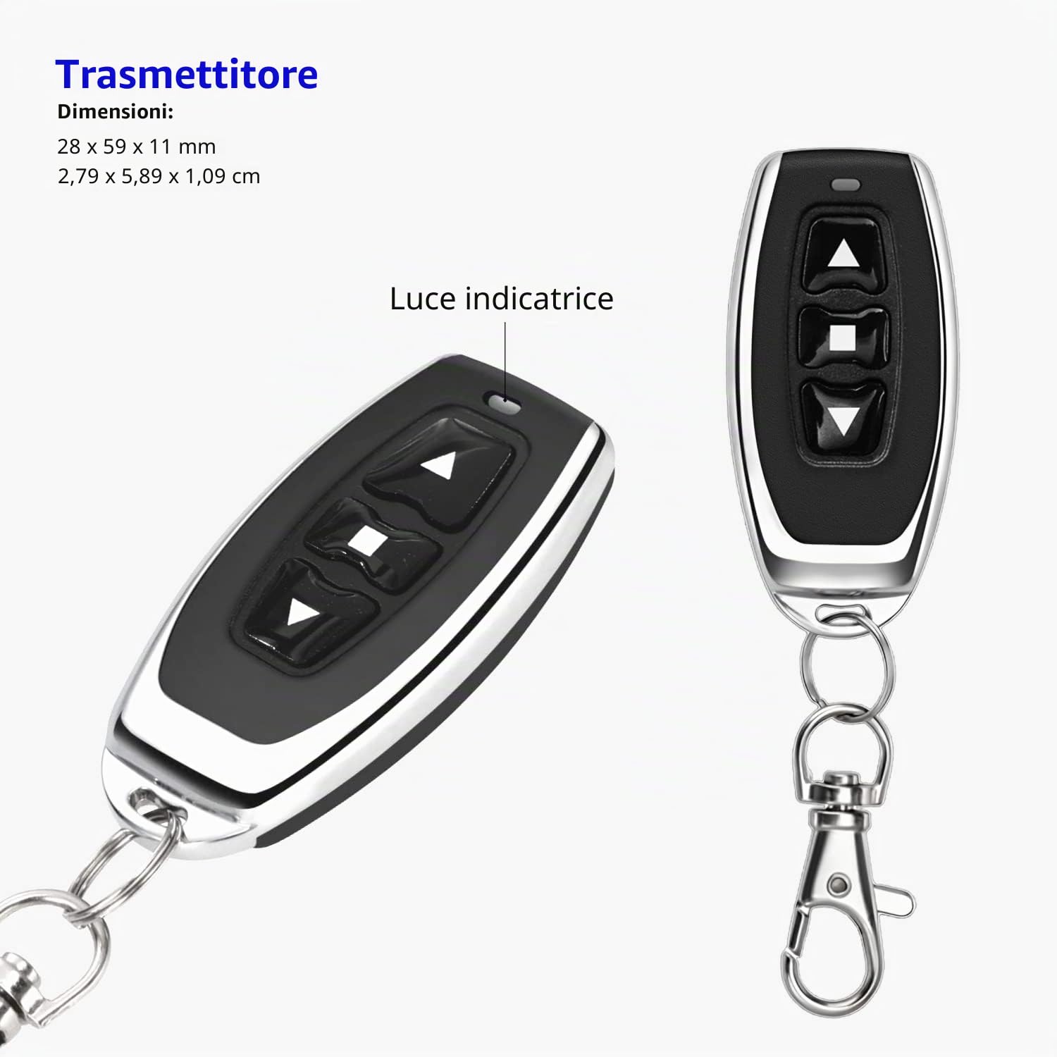 DieseRC Interruttore di Telecomando del Motore CC senza fili Controller Ricevitore Relè CC 12V - 80V 5A con 2 Trasmettitori, Motore di Controllo Radio avanti e indietro