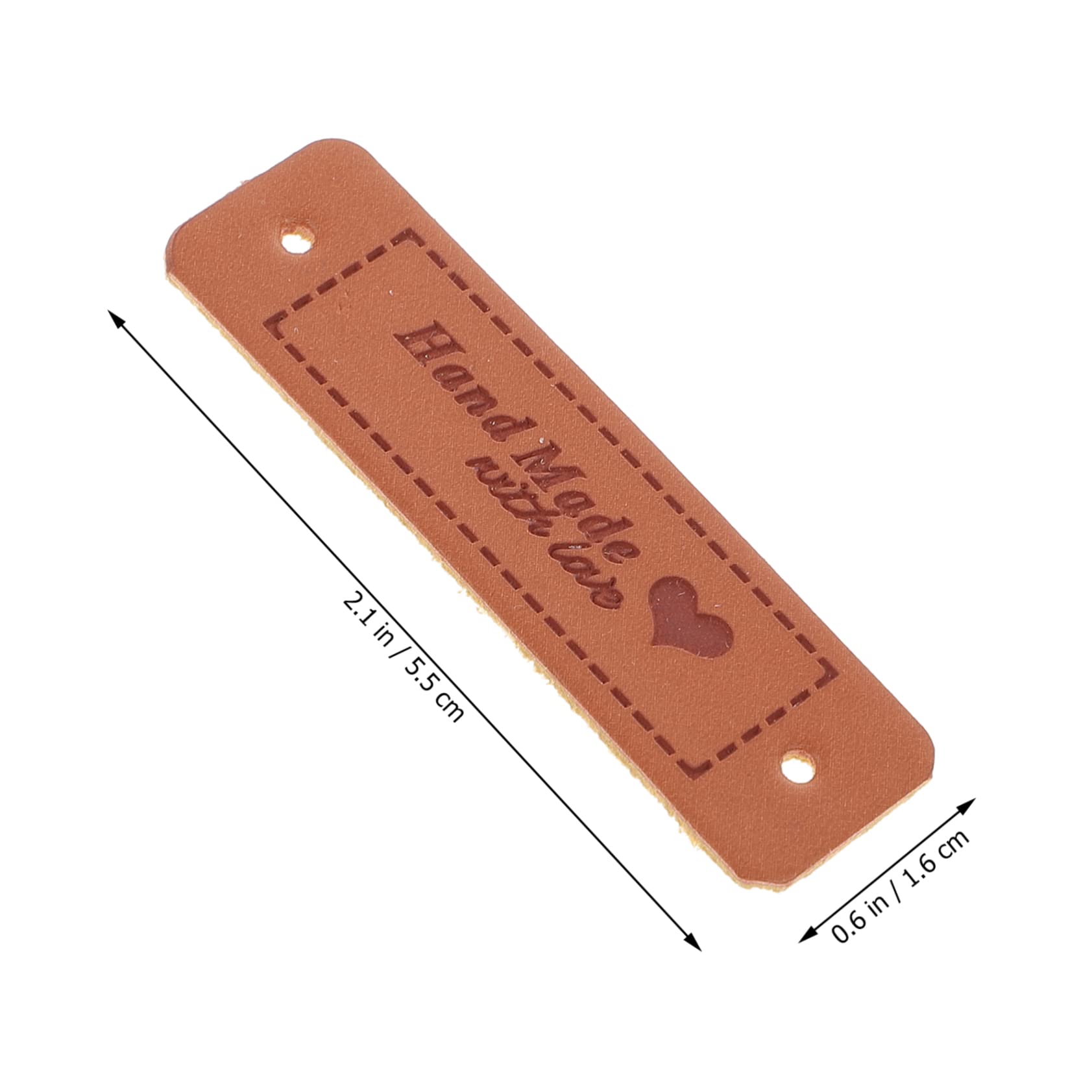 Amazon.co.jp: 30個 レザー ラベル レザー タグ ハンドメイド レザー