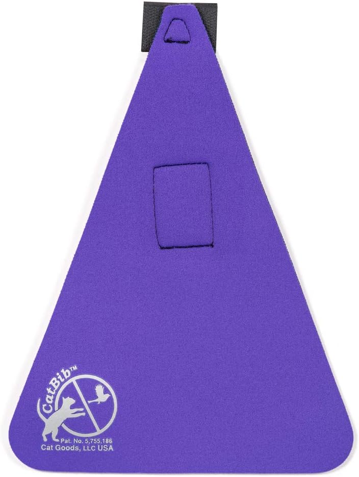Bird Saving Cat Collar, Prevent Cats from Catching & Killing Birds, Anti Hunting Colorful Bib to Save Birds & Other Wildlife (Small, Purple) | Bird saving colorful Cat Bib Collar, anti hunting birds and wildlife, comfortable, simple, safe, effective, bell alternative