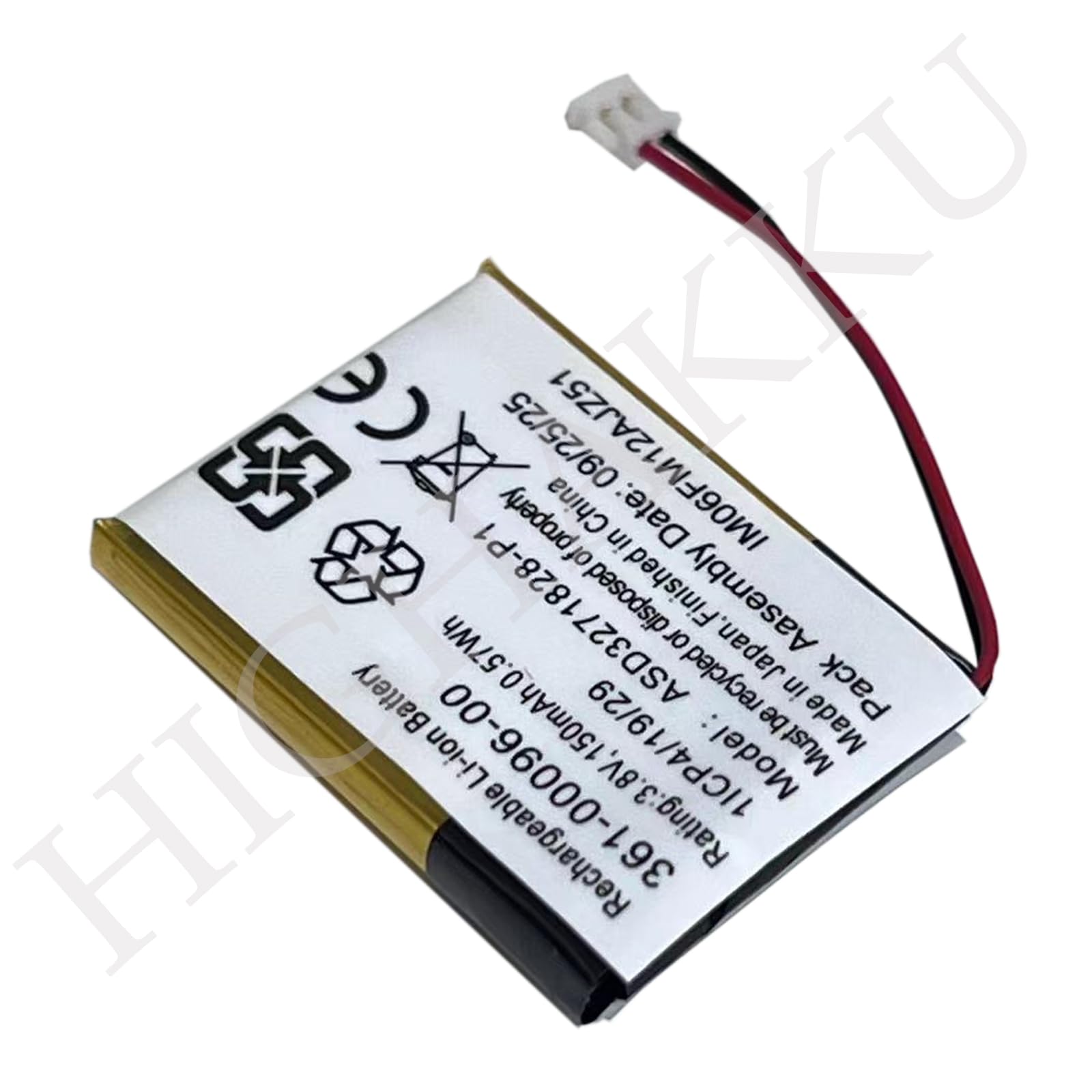 Batterie de rechange 361-00096-00 compatible avec montre connectée Gar-min Fenix5s GPS Sport Training Watch
