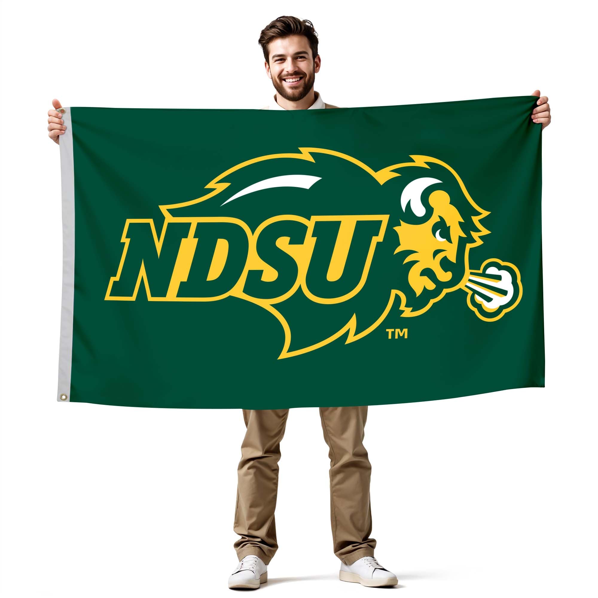 Bandera de North Dakota State de nailon de 3 x 5 pies para mástil exterior 8