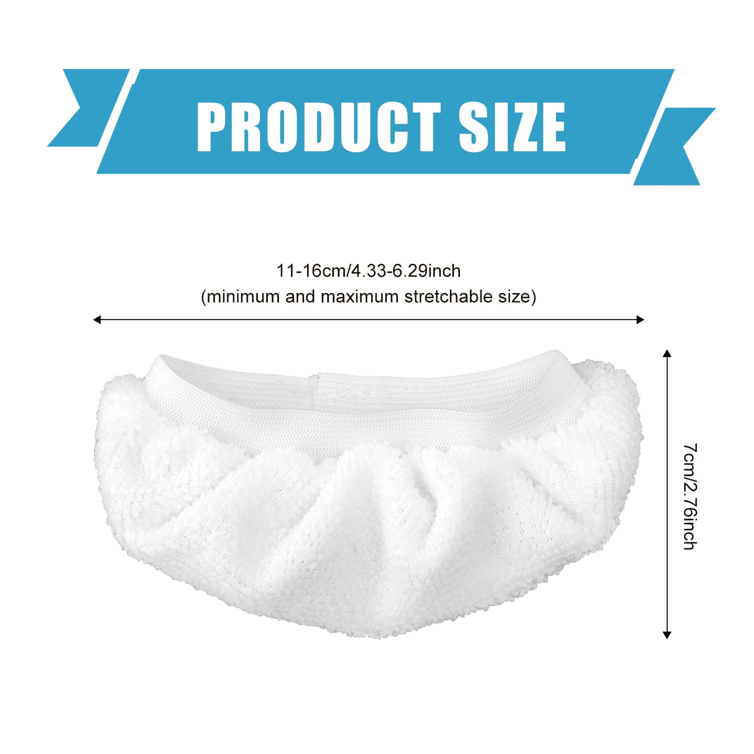 Panni Per Mocio A Vapore - 20 Pezzi Lavabili, In Microfibra, Compatibili Con Bissell, Dupray, PurSteam - Foto 9