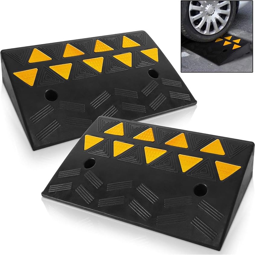 Rampas portátiles 16.7 x 14.6 pulg para motos y sillas miniatura 1