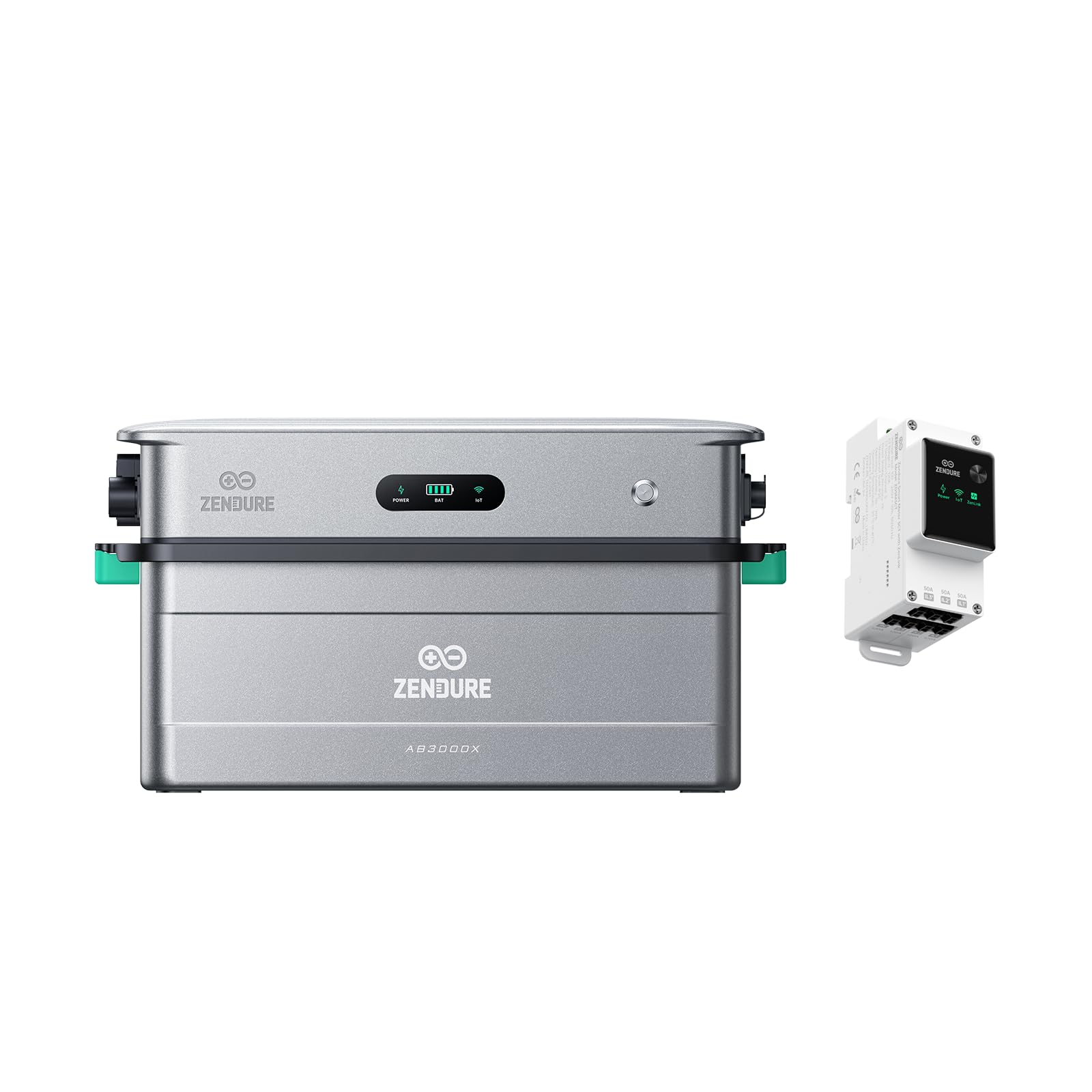 Zendure SolarFlow 2400 AC - KI gegebunden - 2400W Eingang - 2400W Ausgang - TOU Tarif - erweiterbare 2880Wh Kapazität - 