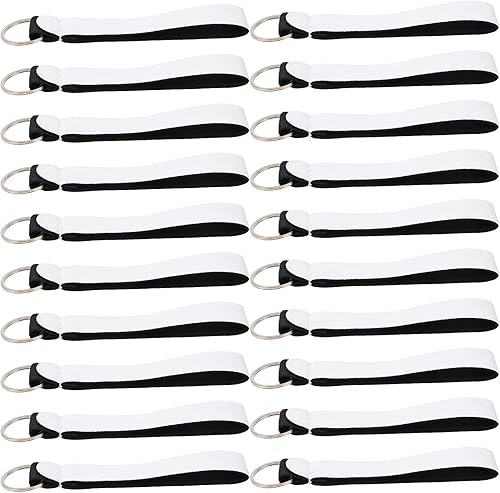 Miniatura 7 de EXCEART 90 llaveros con cordón de muñeca para mujer llavero de coche para hombres llavero pesado