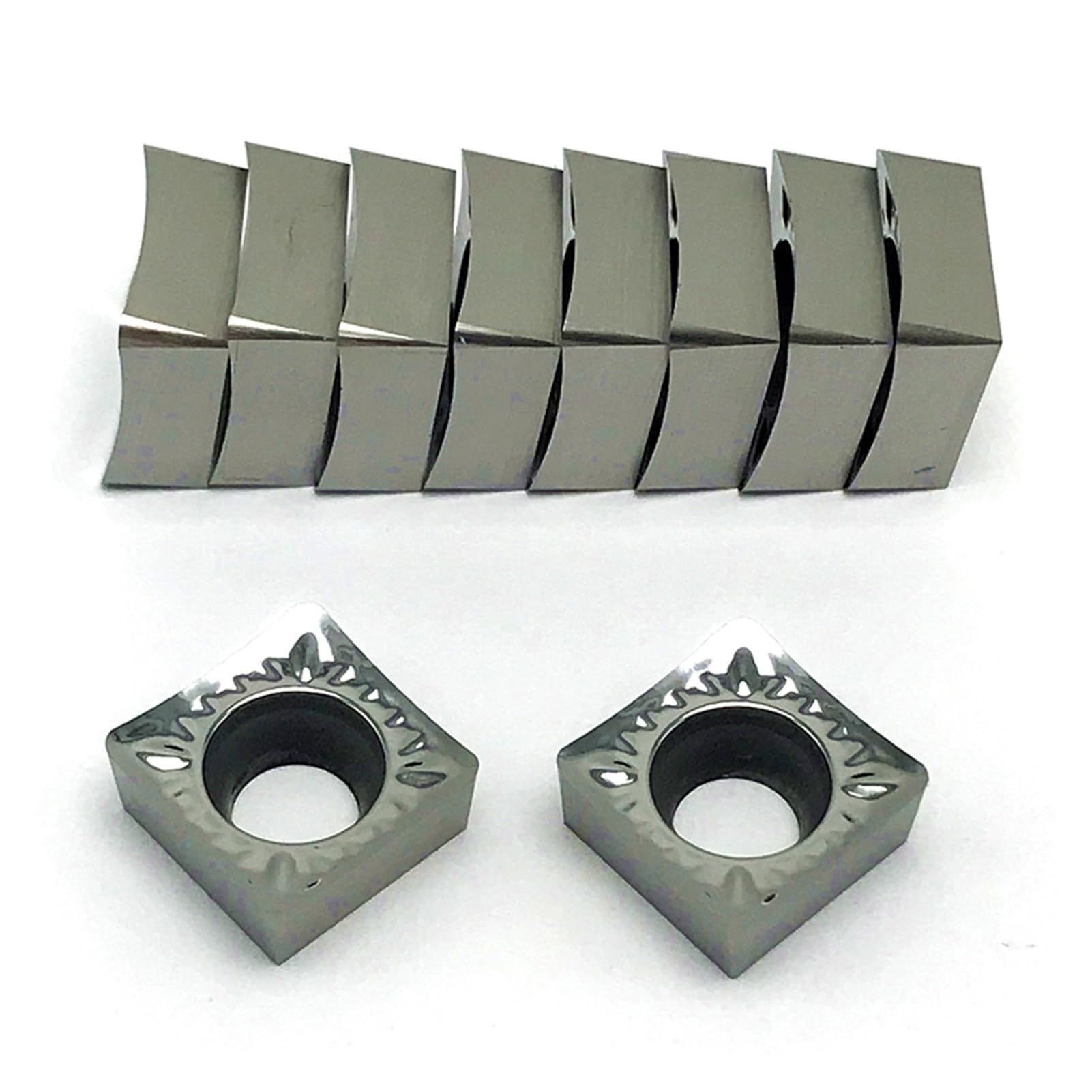 Aluminiumdreheneinsätze Hartmetall-Einsatz Schneidwerkzeug Inneres Drehwerkzeug Aluminiumdrehmaschine Einsätze DOLUNTO(SCGT09T302 AK H01)