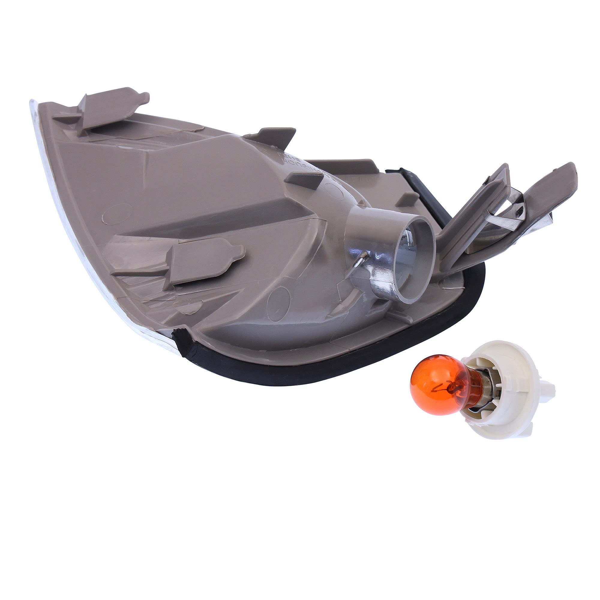 ATEC Germany 2x Intermitentes con soporte de lámpara naranja Luz
