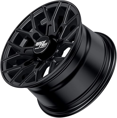 Miniatura 8 de RockTrix RT104 - 4 llantas para cuatrimoto, rines 4x110, desplazamiento 5+2, incluye tuercas de lengüeta de 10x1.25. Funciona con IRS Honda,