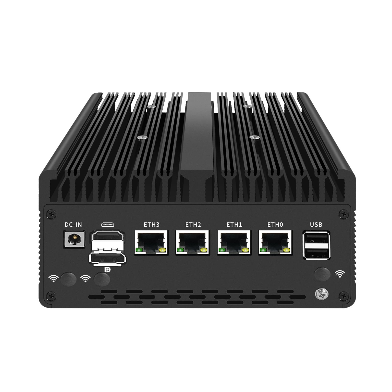 Micro Firewall Appliance Mini PC I7 13620H 4 x 2.5GbE LAN RN06 PFSense Mikrotik OPNsense VPN Router PC Console PCIE x8 for PCIE 3.0 x4 Console 8G RAM 256G SSD