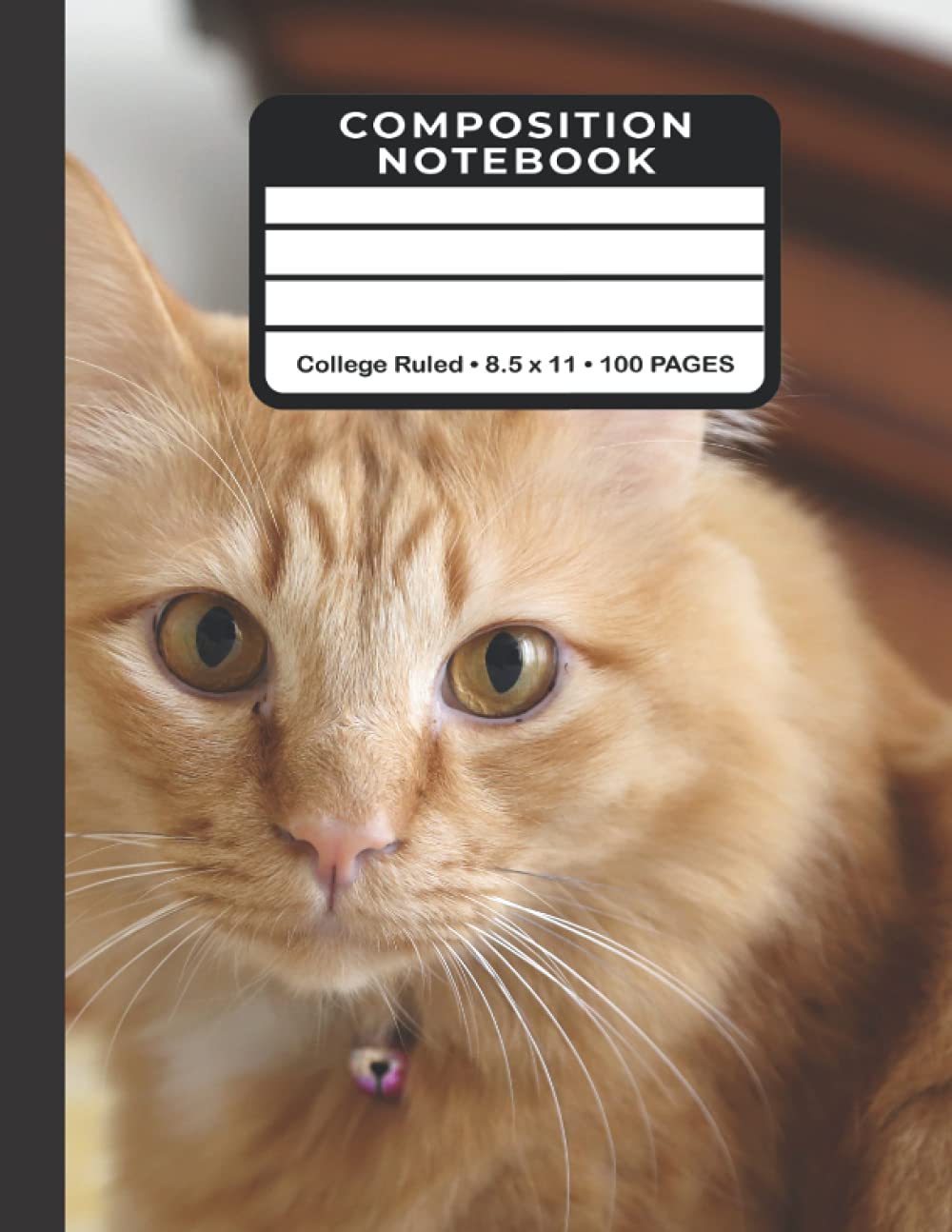 Composition Notebook A Orange Maine Coon Cat College Ruled 8.5x11 100 Pages: Great Gift Idea | Back to School Notebook | Great for Journaling