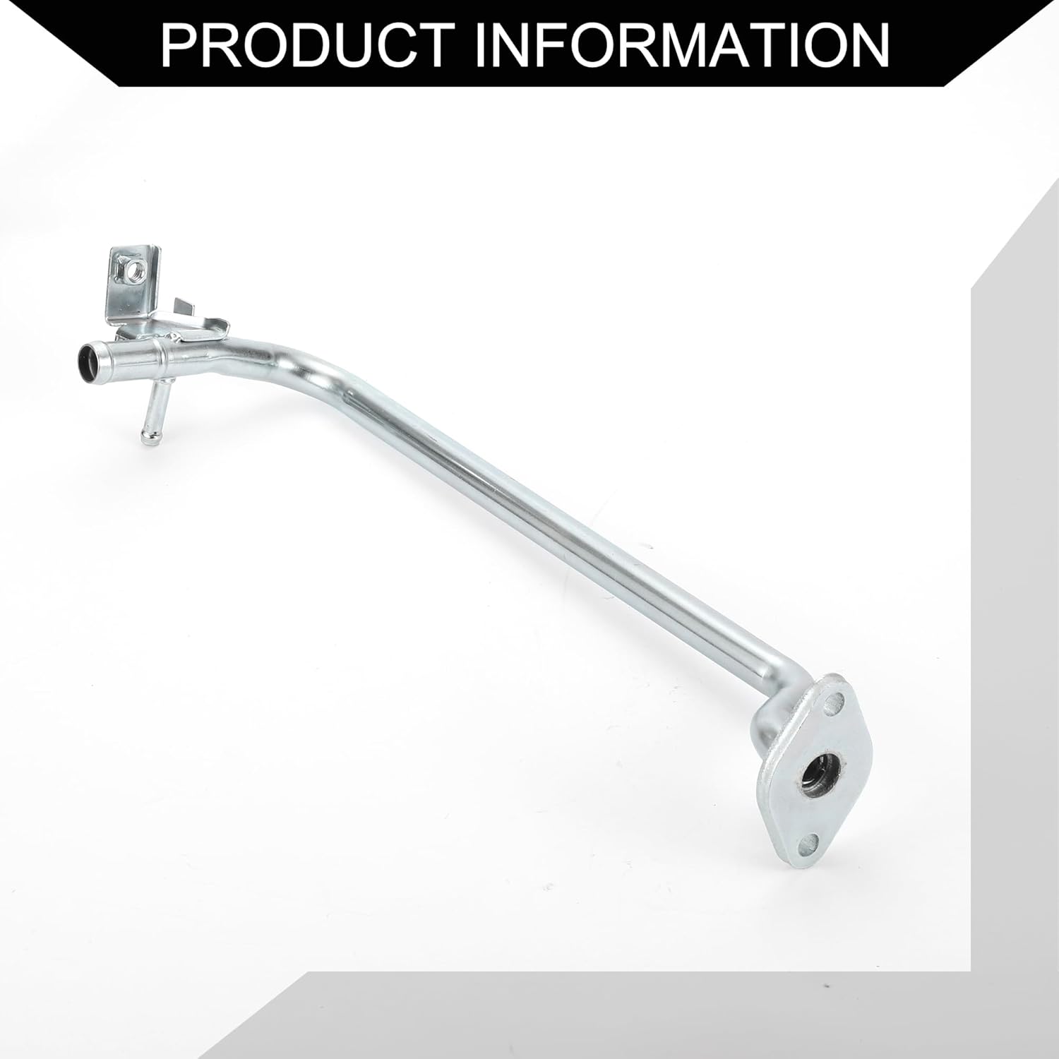 No.1626875110 Radiator Hose for Toyota Tacoma 2.7L 2005-2023 / Inner Water Bypass Pipe/Durable Metal / 1 Pcs Silver Tone