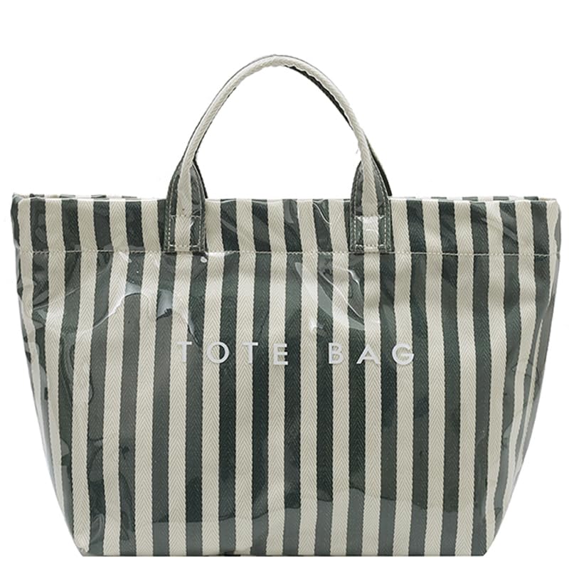 Image of Lushandy PVC Tote Bag for Women Jelly Beach Bag Top Handle Hobo Handbag | Water-Resistant, Wipe Clean, Lightweight