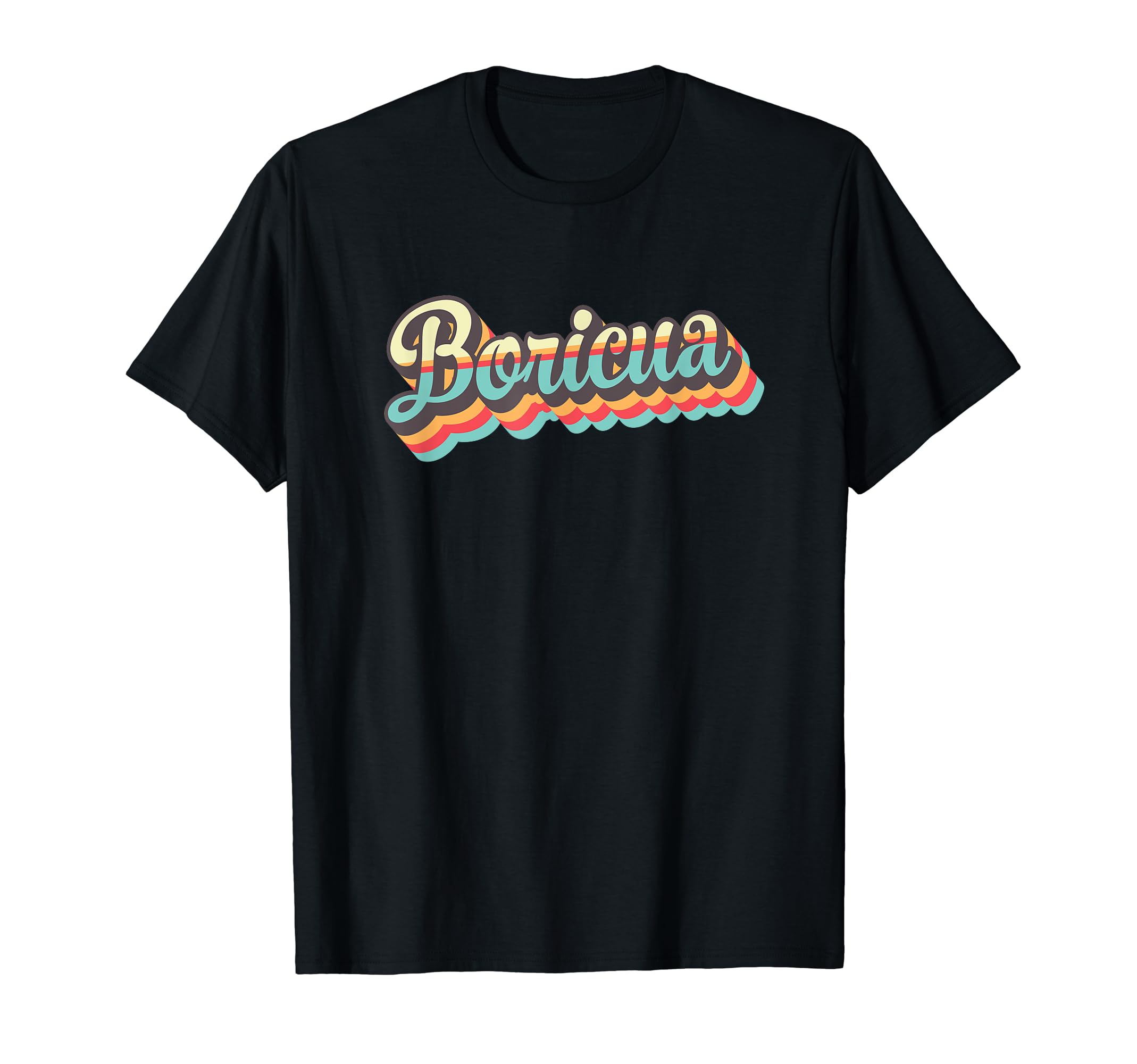 Boricua, Retro 70s Style Puerto Rican, Latina pride gift T-Shirt