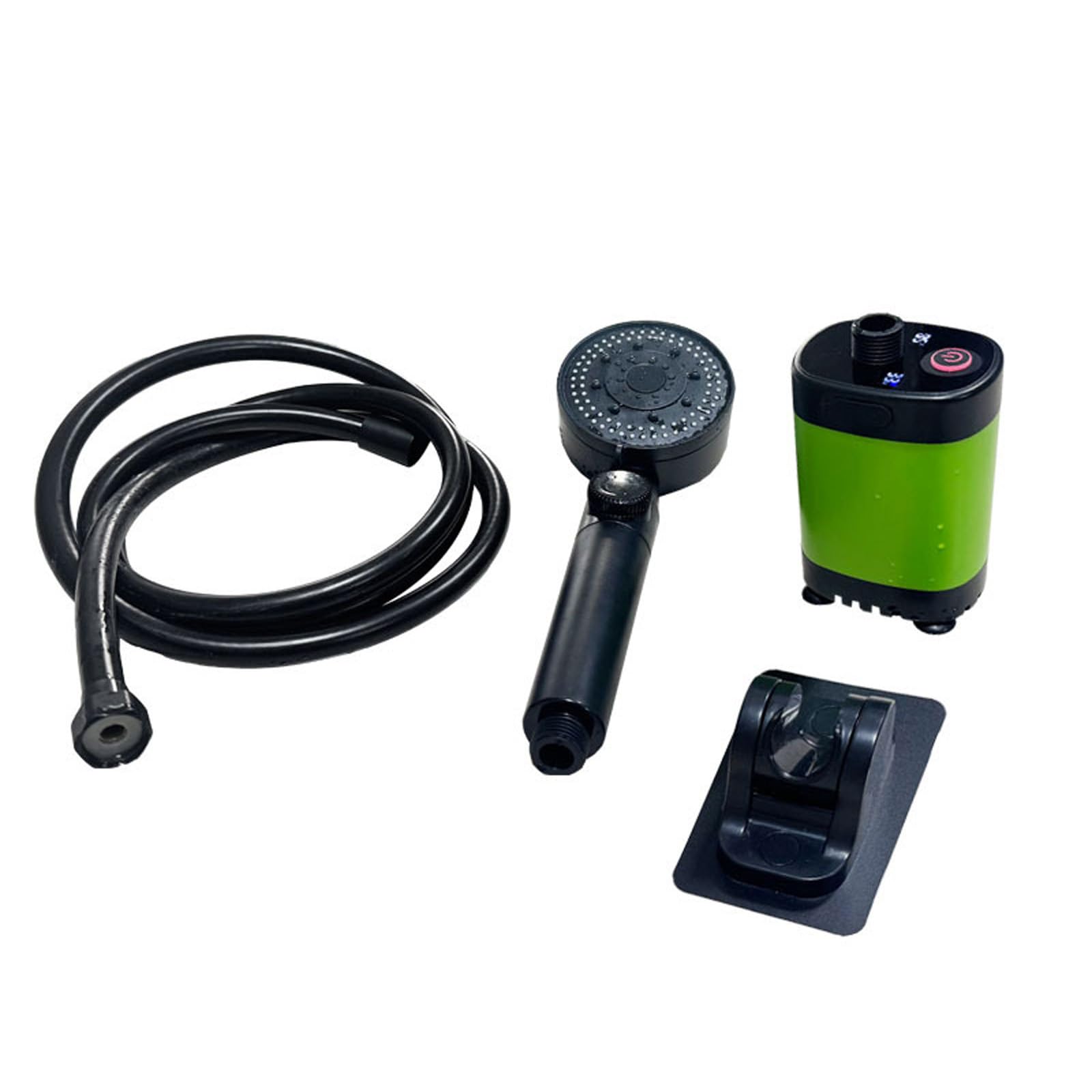 Doccia elettrica Portatile con Display Digitale per Zaino, B