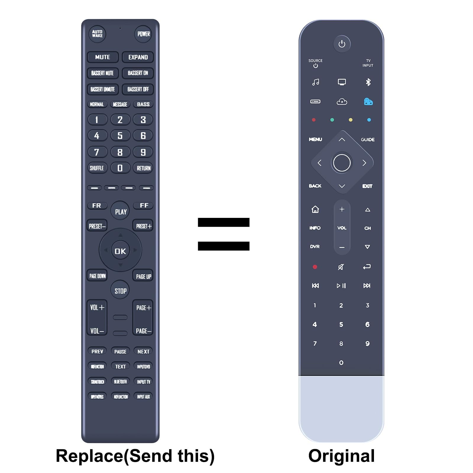 Telecomando di ricambio adatto per Bose Soundbar 700 Home Theater