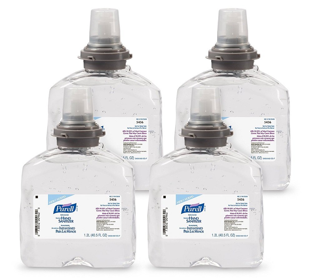Purell545604CT Advanced TFX Gel Instant Hand Sanitizer Refill, 1200mL VbAtwz, Case of 8