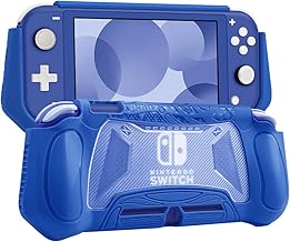 Gabxy Protective Case for Switch Lite,Switch Lite Grip Protector Case,Hand Grip Cover Case with Anti-Scratch and Shock-Absorption Soft TPU (Blue)