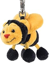 Schaffer 0247 Keyring Cuddly Toy Bee Sabiene, 9 cm, Yellow/Black